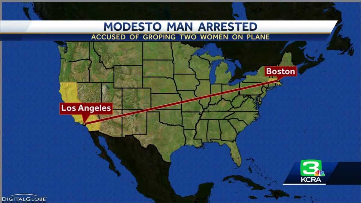 Modesto man accused of groping two women on a plane