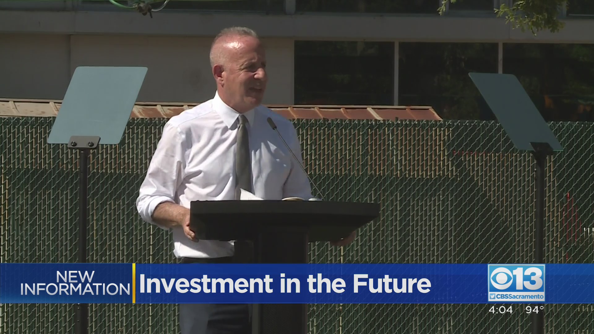 Sacramento Mayor Steinberg Announces New Regional Sports Complex - CBS Sacramento