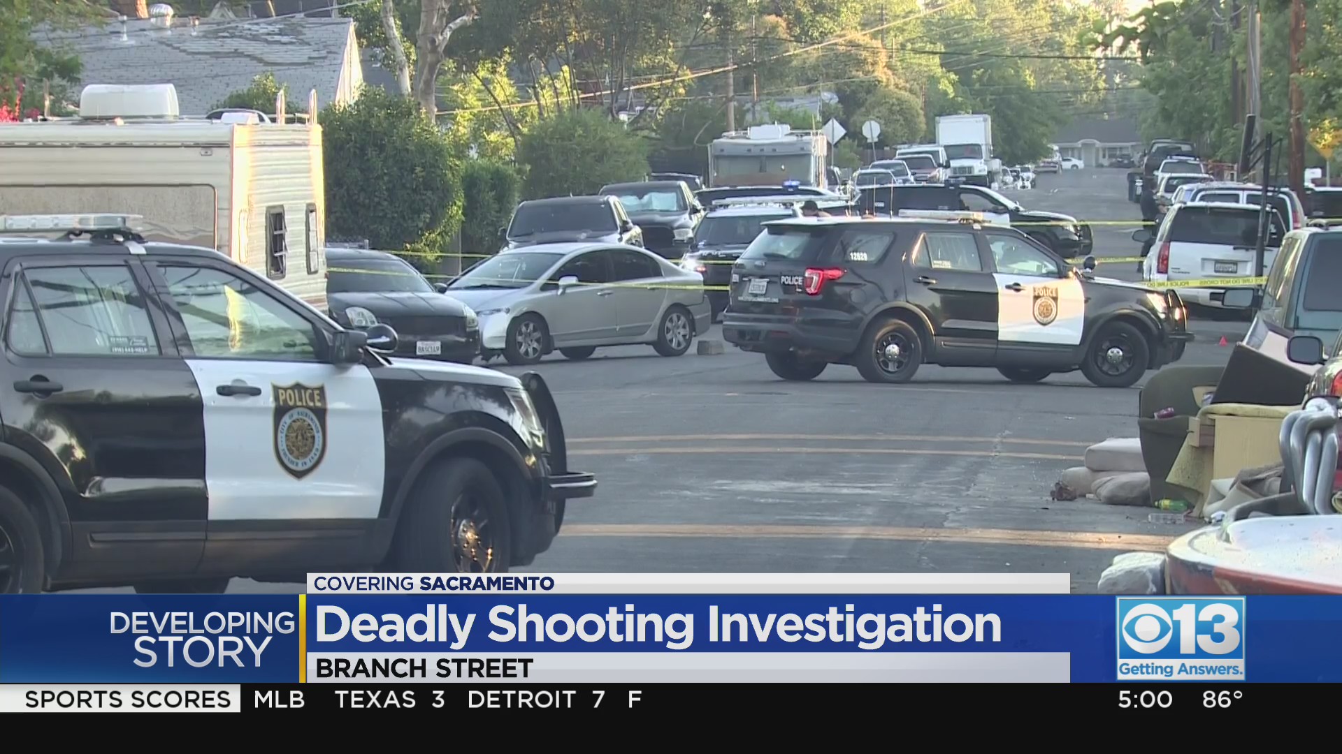 Deadly Shooting Investigation On Branch Street In Sacramento - CBS Sacramento