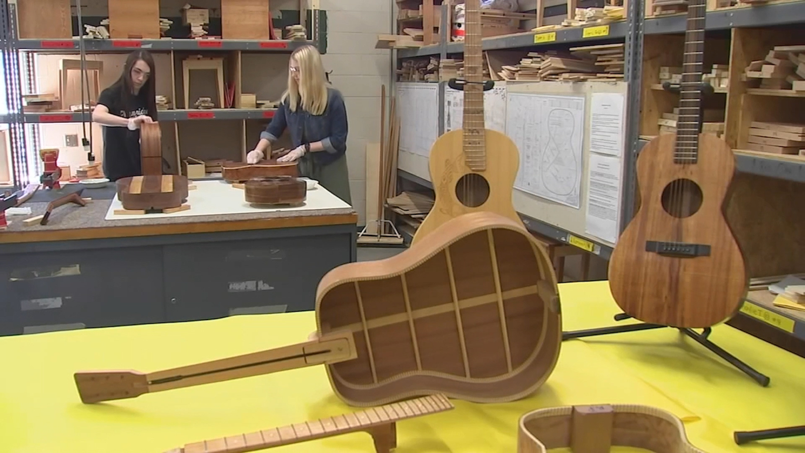Pennridge High students use STEM to build guitars from scratch
