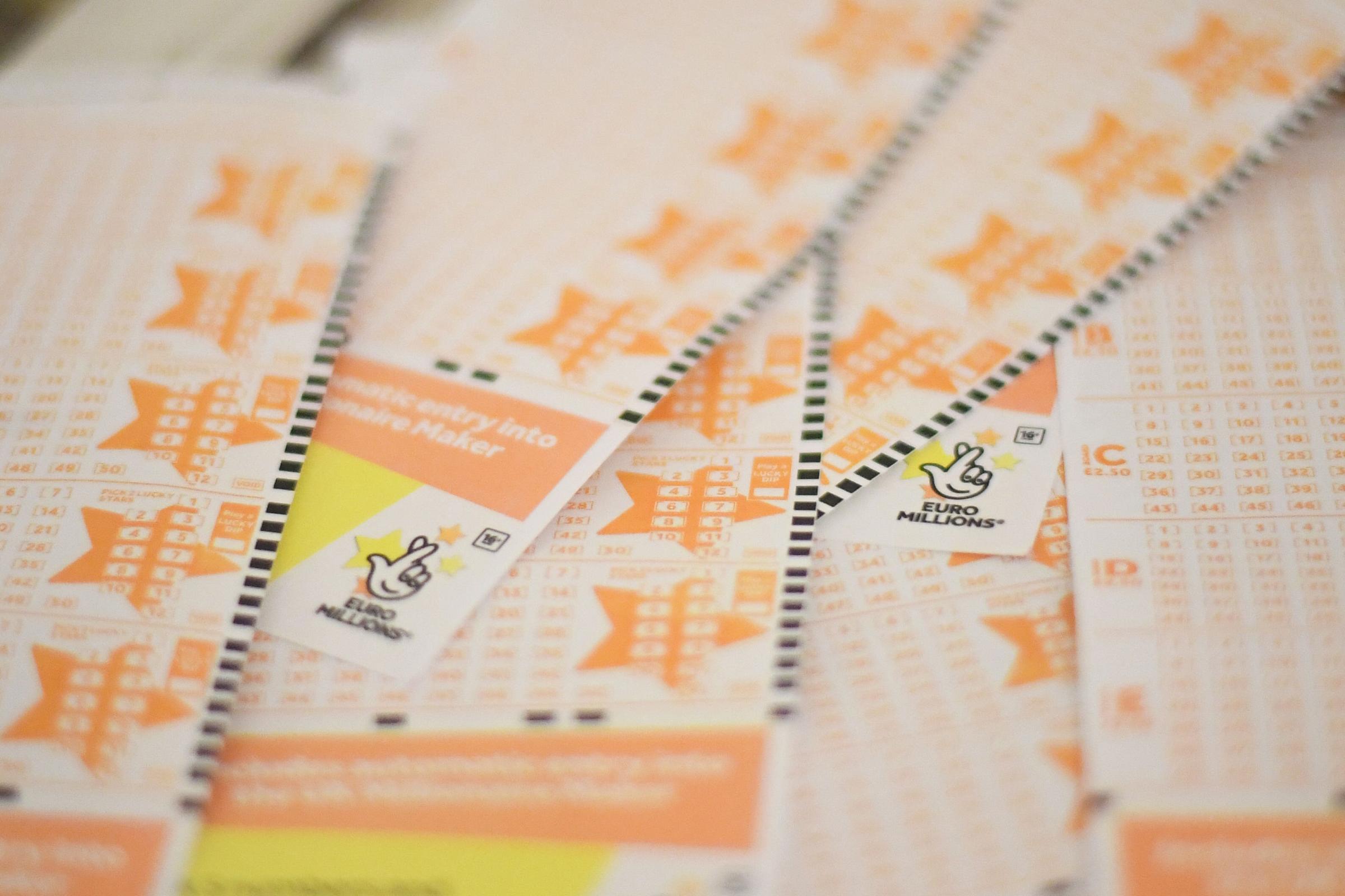 £186m jackpot up for grabs in Tuesday's EuroMillions draw