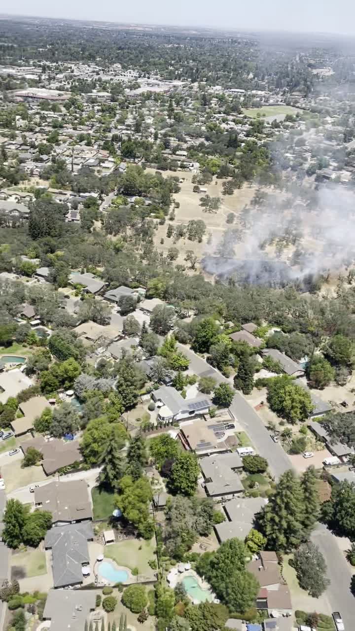 Fire Burns Near Orangevale – CBS Sacramento