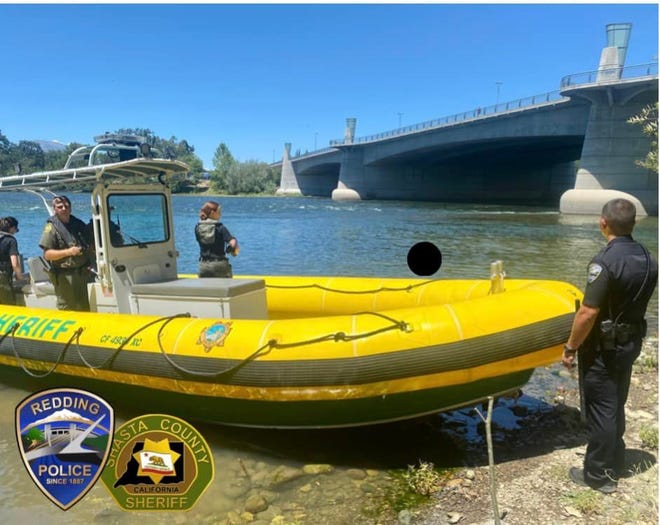 An investigation is underway after a body was found Thursday on the east shore of the Sacramento River near Cypress Avenue in Redding.