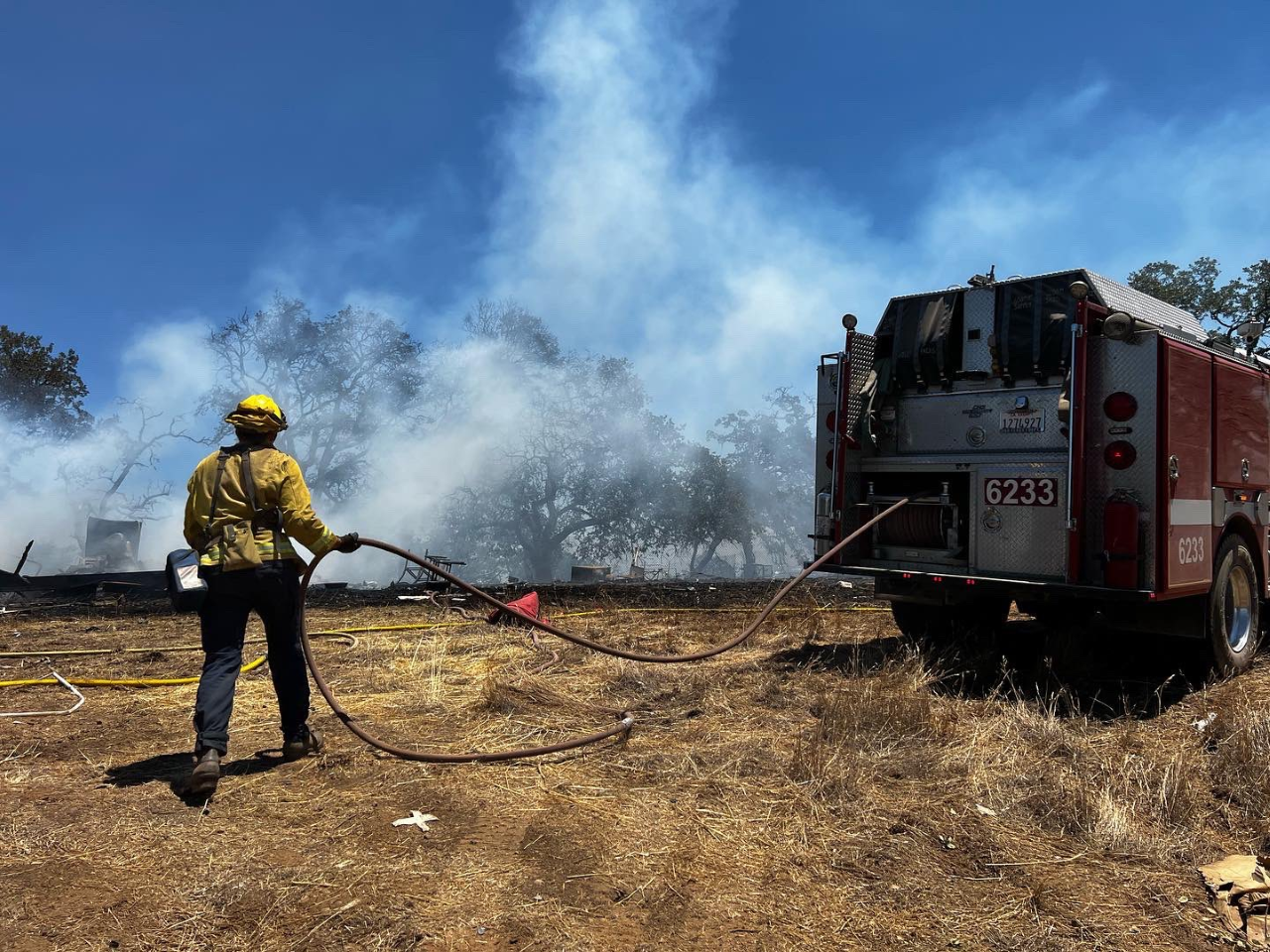 Crews Quickly Knock Down Fire Near Lake Camanche – CBS Sacramento