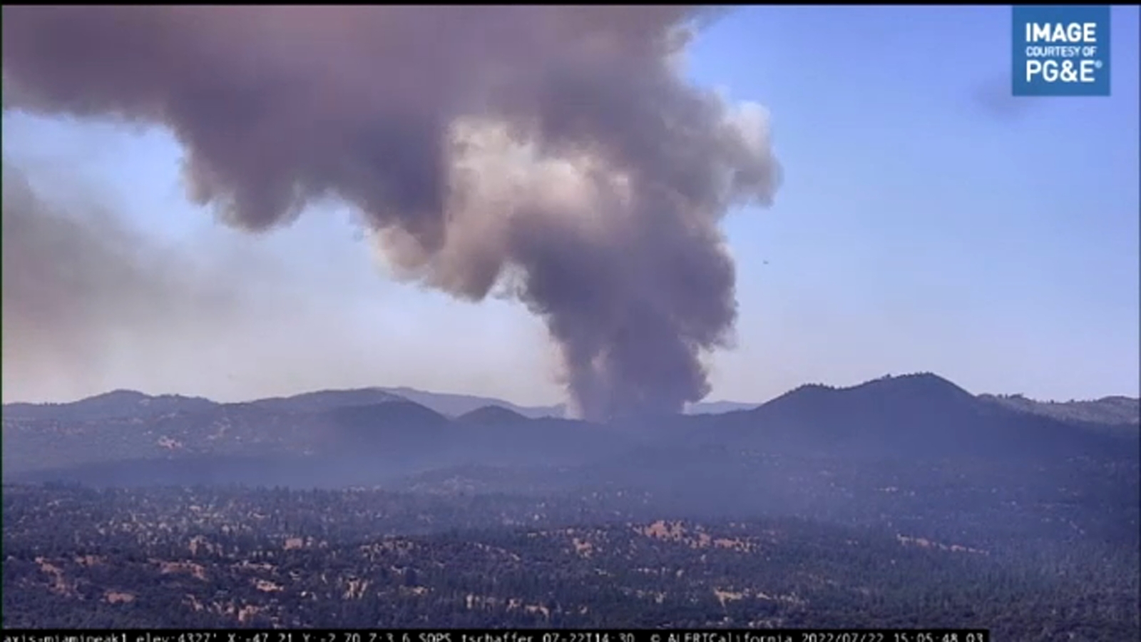 Oak Fire in Mariposa County explodes to 1,300 acres, has reached Sierra National Forest