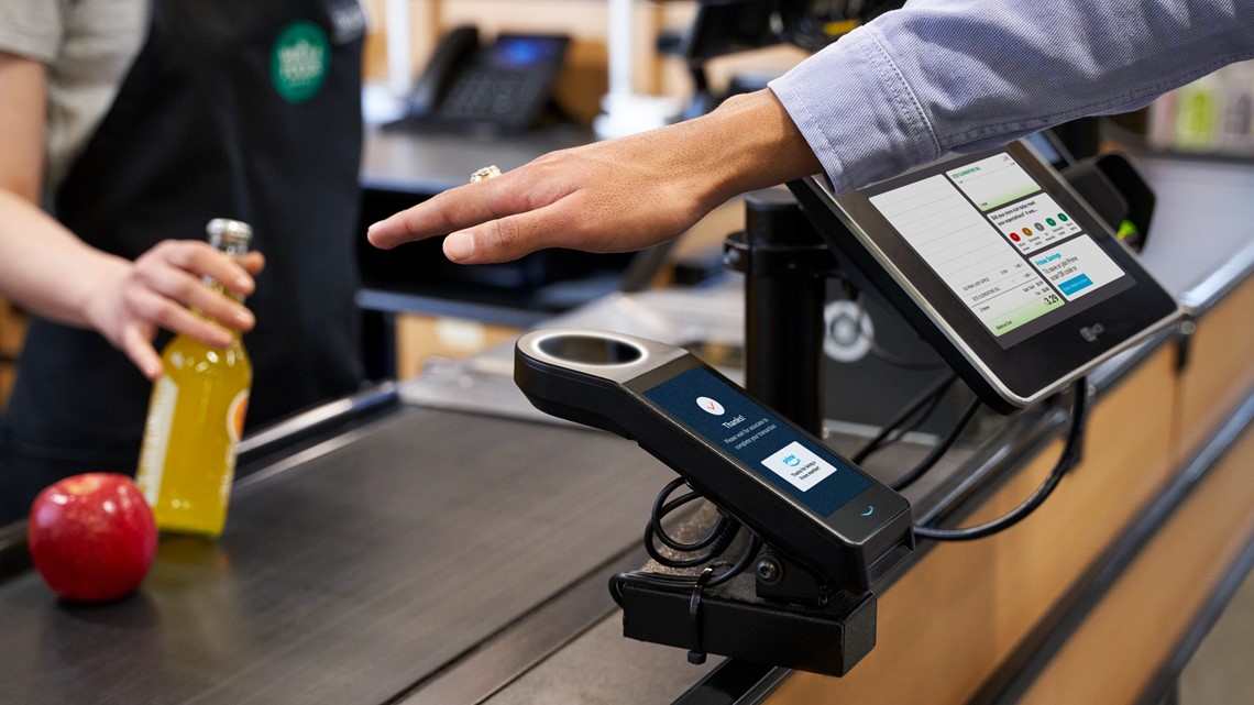 Amazon One: Pay with your palm at Sacramento Whole Foods