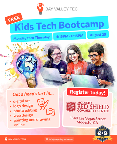 Free After-School Tech Bootcamp Begins Aug 25