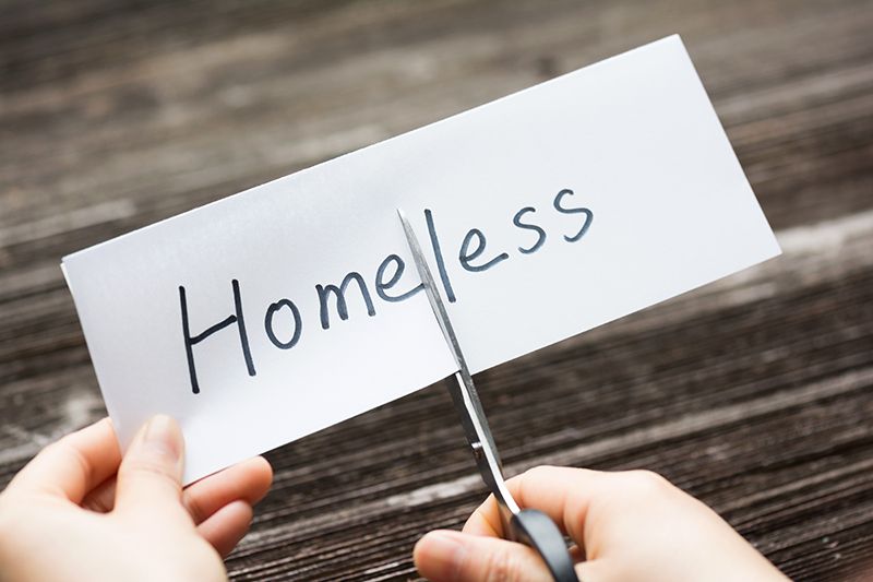 homeless