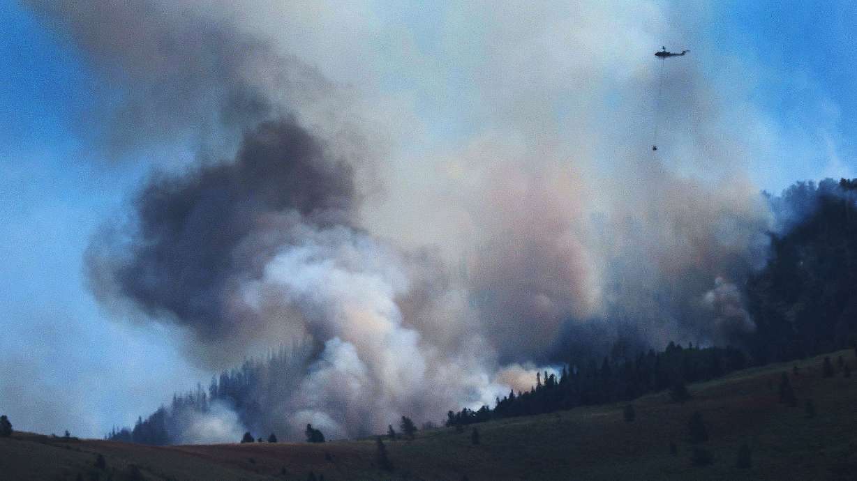 Fire responders fight the Jacob City Fire near Stockton, Tooele County, on Monday July 11. The mayor of Stockton warned that the small, rural town needs $3 million to buy a new water system — or the town might need to dissolve.
