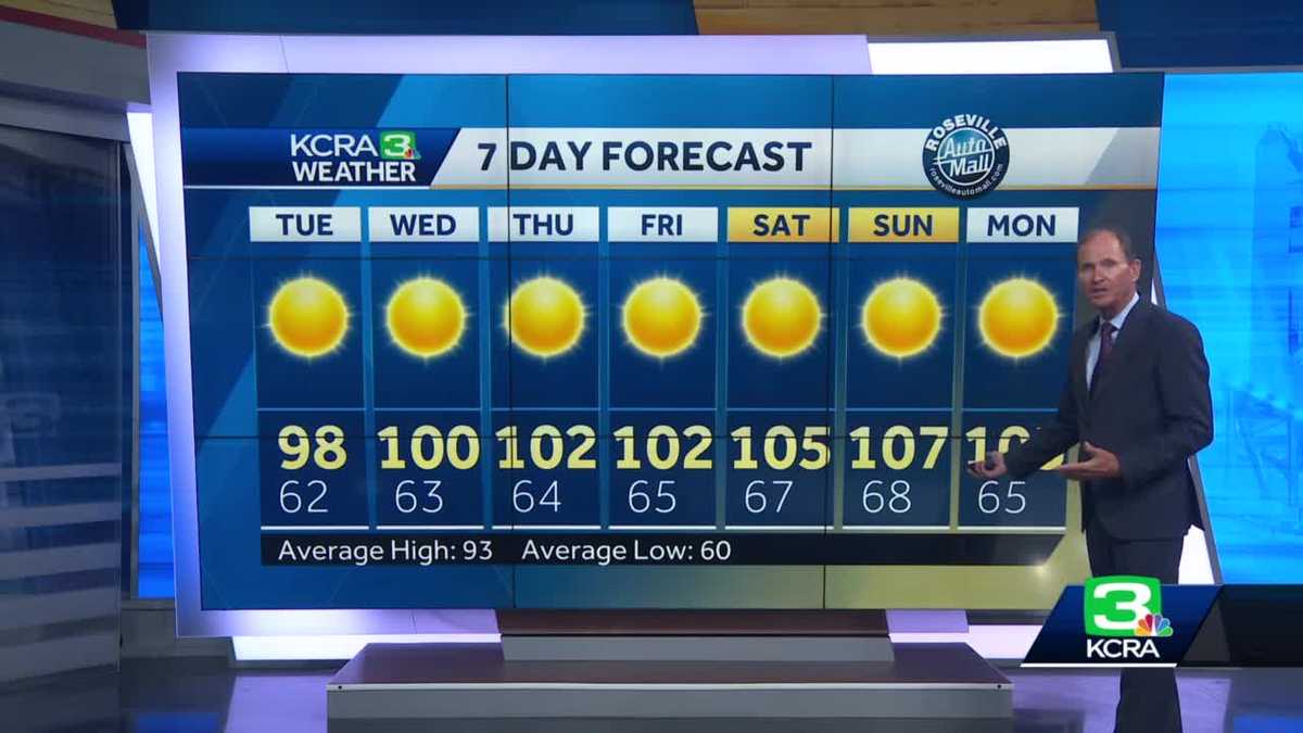 Heat wave expected across Sacramento Valley this week