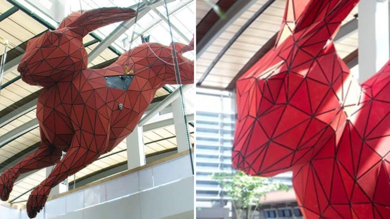 This three-story animal welcomes you when you fly into Sacramento