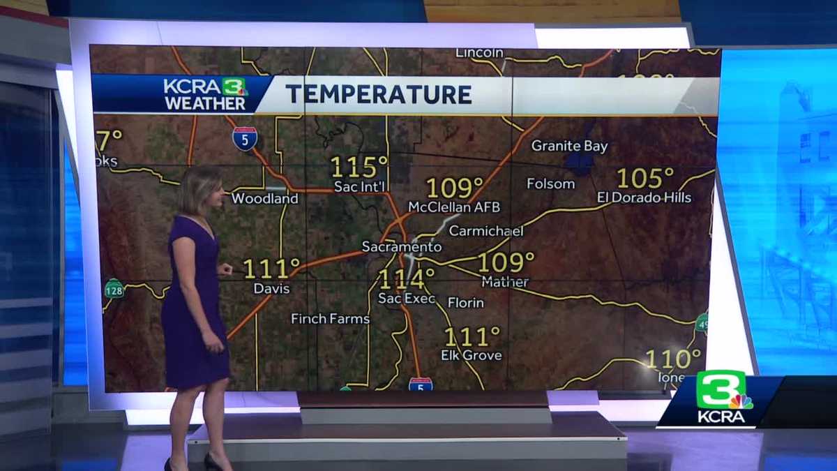 Sacramento area Labor Day heat sets records