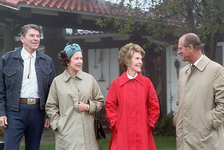 Queen Elizabeth II visited Sacramento in 1983