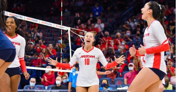Arizona volleyball edges out Sacramento State before blowing out San Diego State