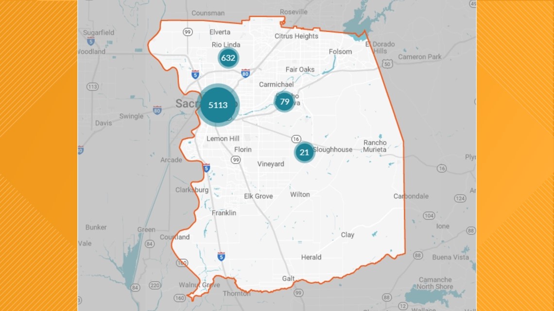 Roughly 5,000 customers have power restored in downtown Sacramento