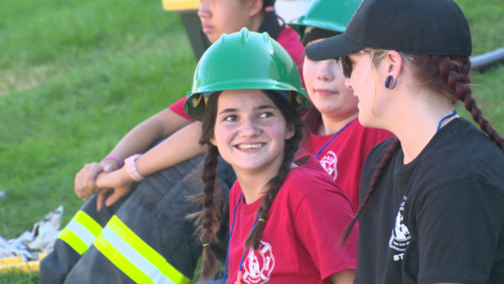 California fire dept.  hosts camp to inspire the next generation of firefighters