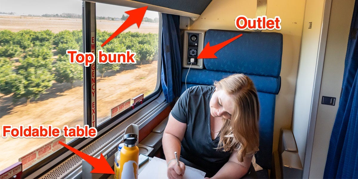 What $518 Amtrak Roomette Is Like, Portland to Sacramento — Review