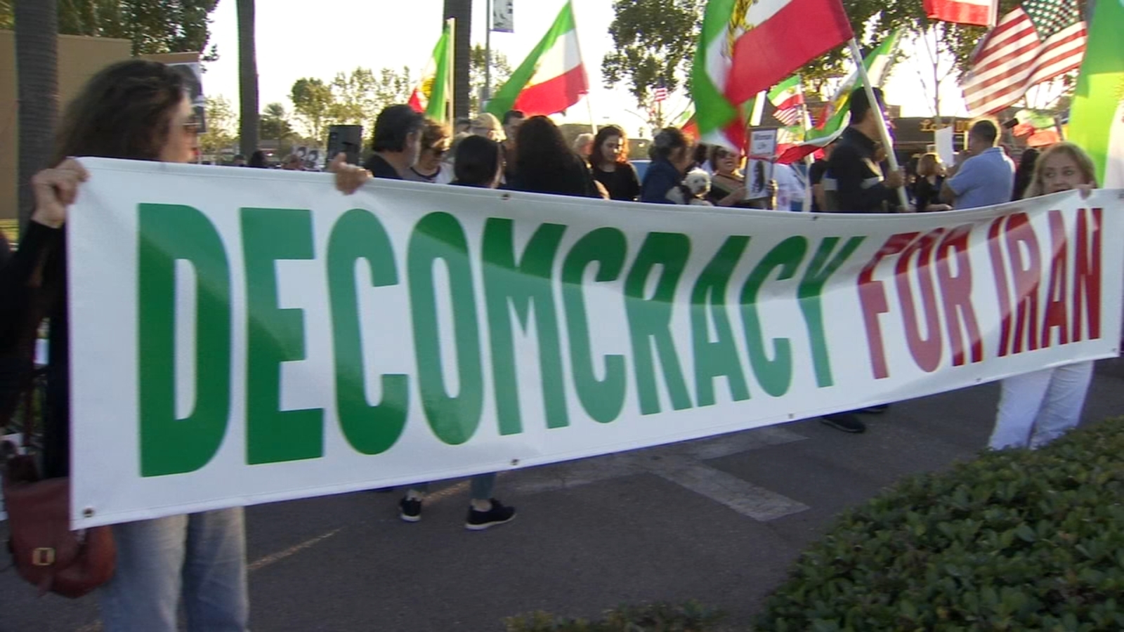 Iranian-American Alliance of Fresno holds march for international day of solidarity