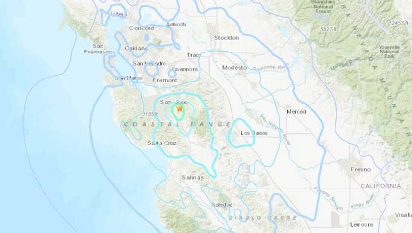 5.1 earthquake strikes near San Jose, is felt across NorCal