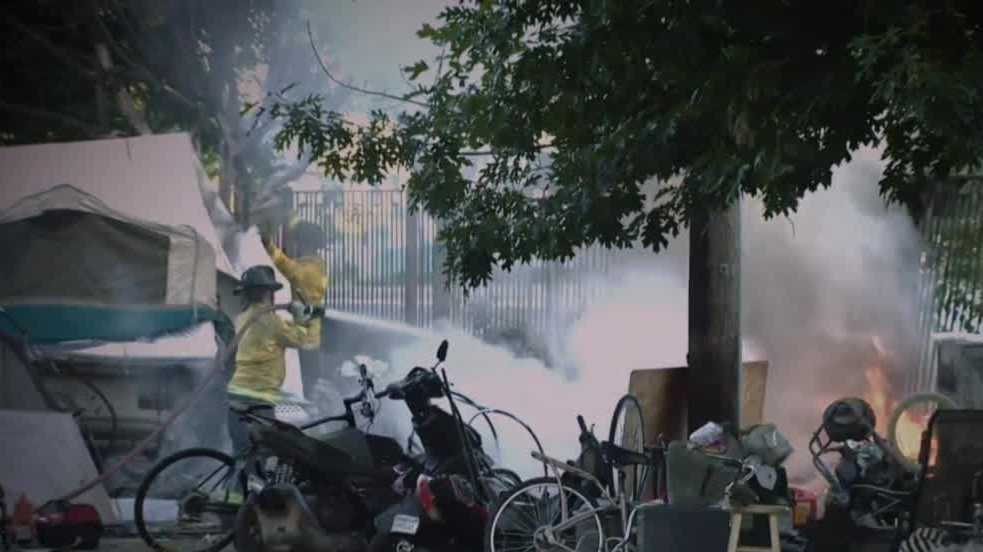 Sacramento homeless-related fires spike 77% in recent years