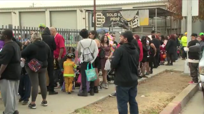 Trick or treating to different events and festivals in Fresno