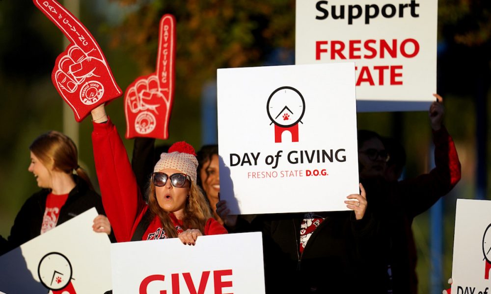 Fresno State's Day of Giving Comes Up Shorter on Cash But Longer on Donors - GV Wire