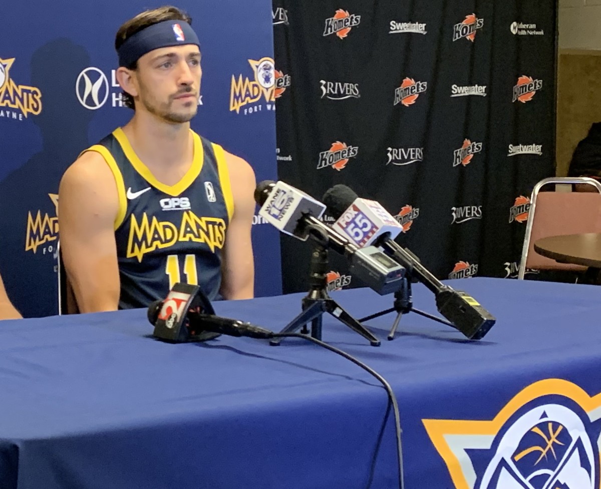 David Stockton prepared to give the Fort Wayne Mad Ants playmaking at the point guard position