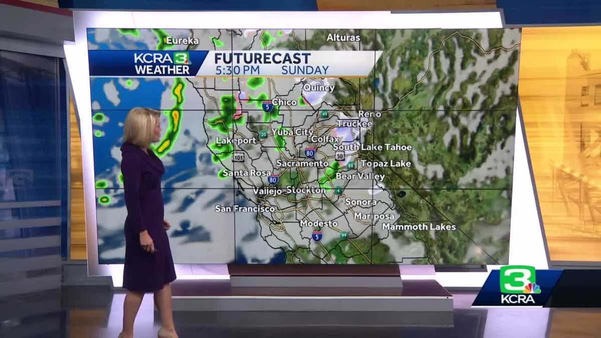 Sunday forecast for Sacramento rain, Sierra snow, CIM weather