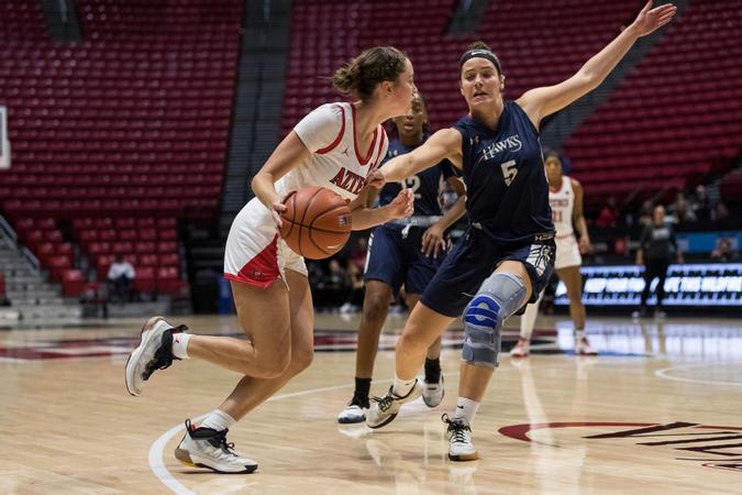 Aztec's host Sacramento State Wednesday Morning