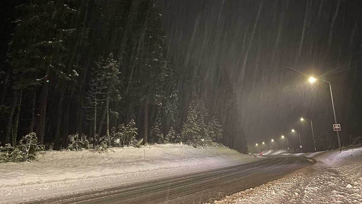 Sacramento weather timeline for rain Sunday, Sierra travel update