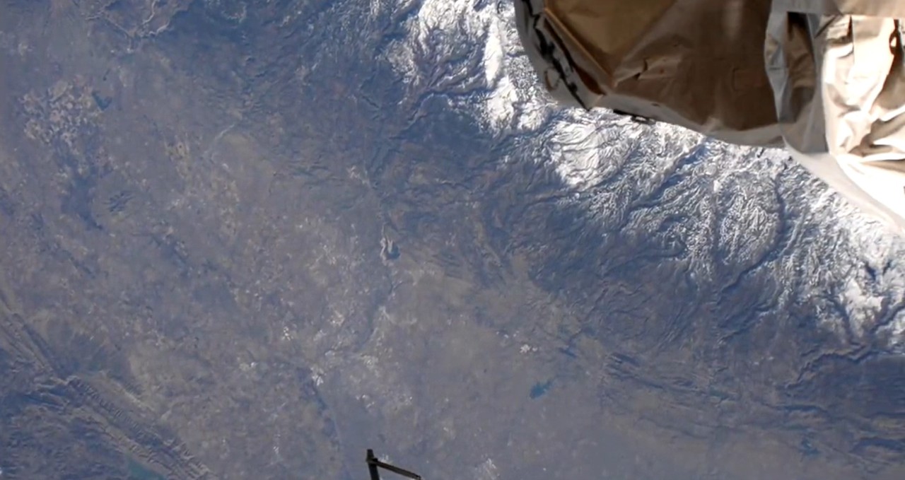 ISS captures Folsom Lake and Sacramento Valley in second flyover this week