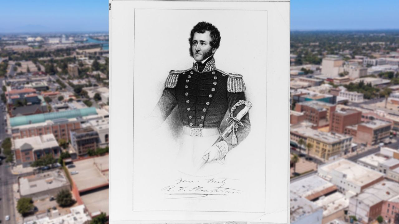 How did Stockton, California get its name?