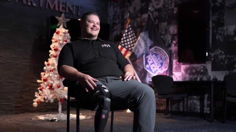 Modesto officer who was nearly killed is now back at work