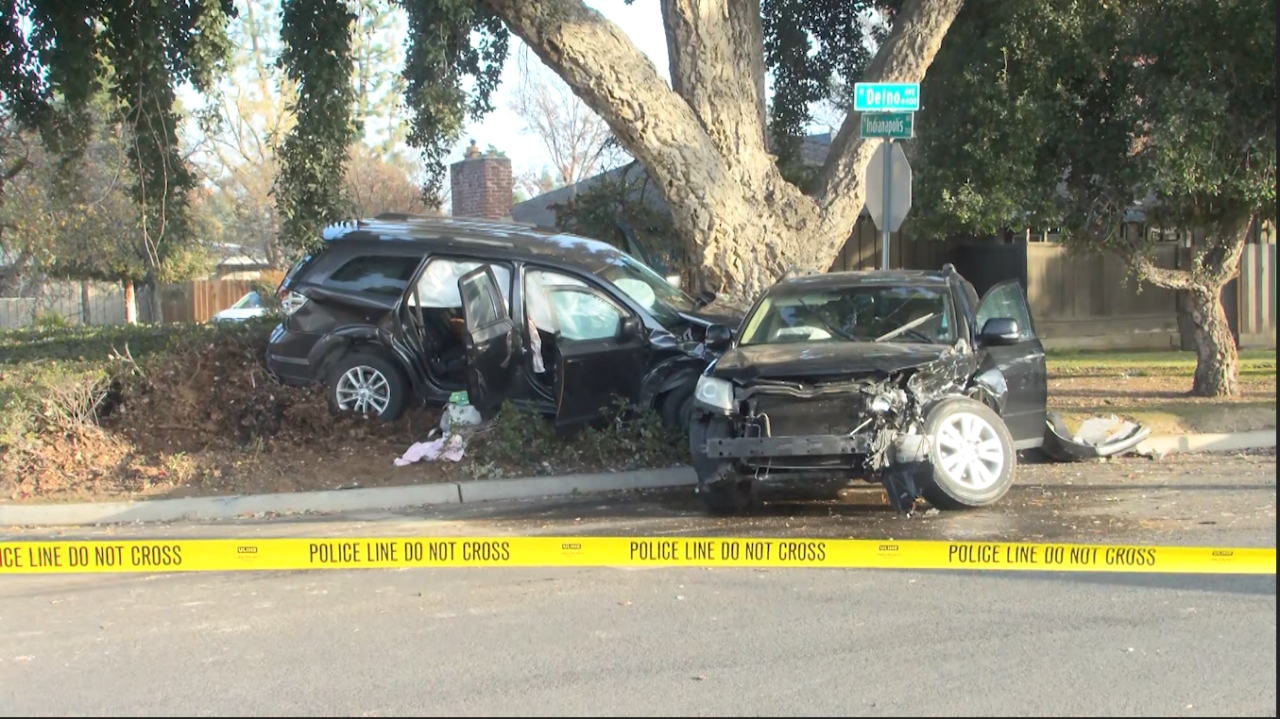 PD: 3 teens involved in stolen car crash arrested in Fresno
