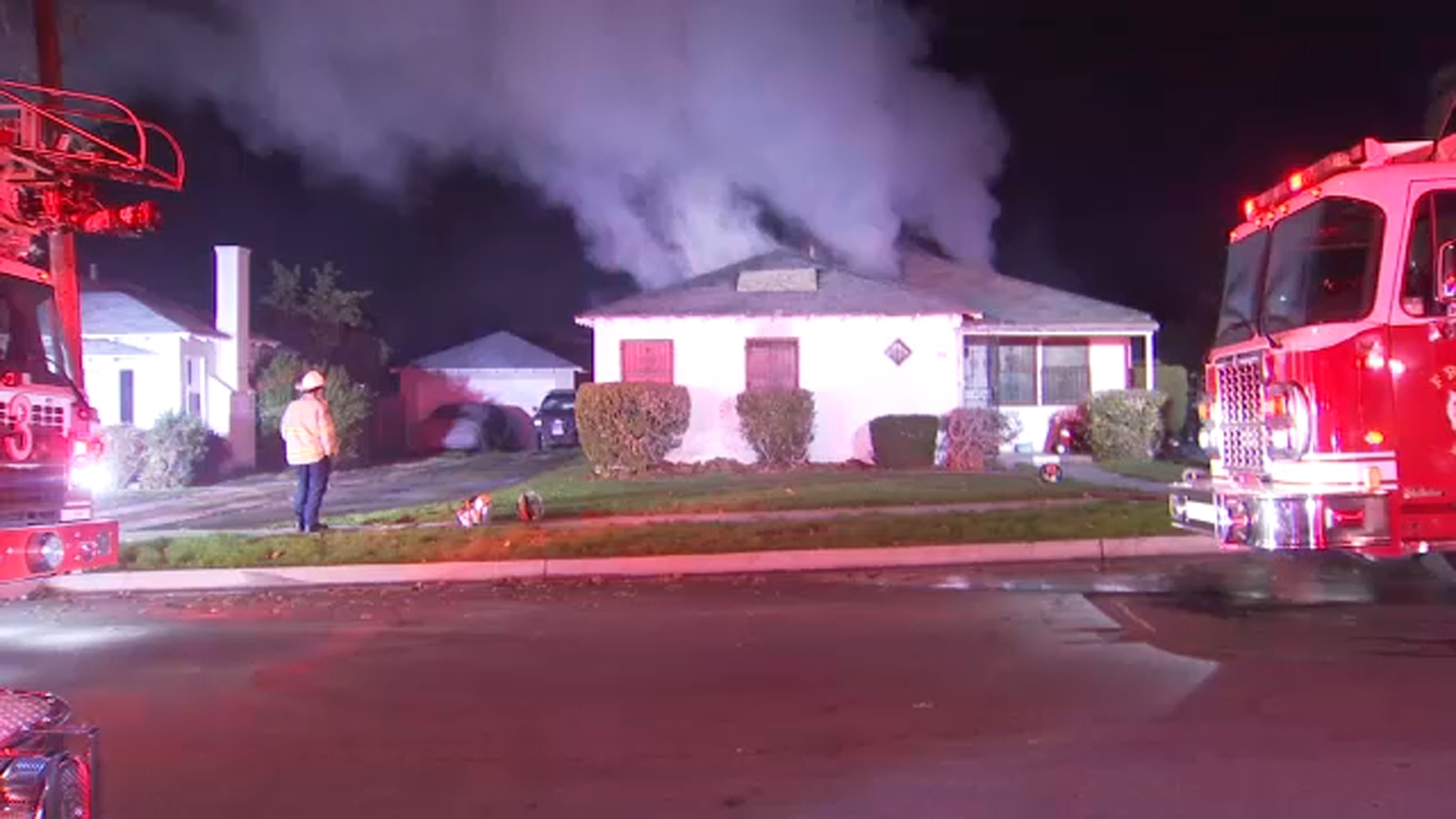 Fire spreads from basement to attic in southwest Fresno home