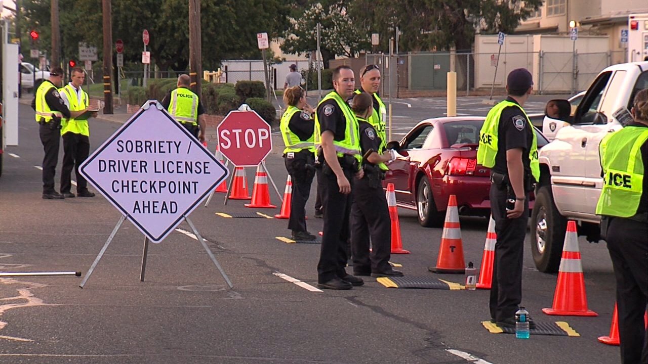 DUI checkpoint in Modesto on Friday