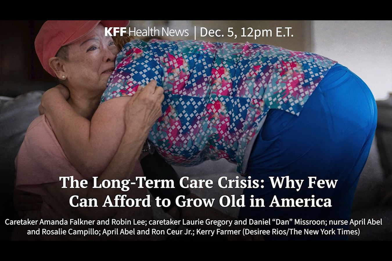 Watch: The Long-Term Care Crisis: Why Few Can Afford to Grow Old in America